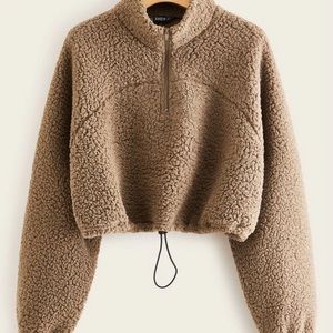 Teddy Cropped Jacket